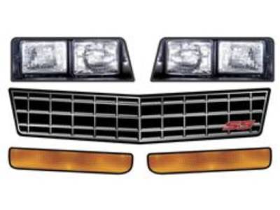 Body Components - Stock Car  - 88 Monte Carlo Noses and Tails  - Performance Bodies - Performance Bodies D2100 Monte Carlo SS Headlight/Nose Id Graphics Kit