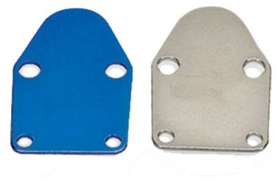 Aluminum Fuel Pump Block Off Plate-SB Chevy