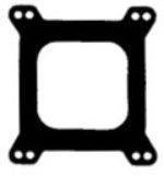 PRC Carb Base Gaskets-Holley 4BBL open center