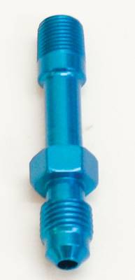 -4AN X 1/8"NPT X 2 1/4" ALUMINUM OIL PRESSURE GAUGE ADAPTER