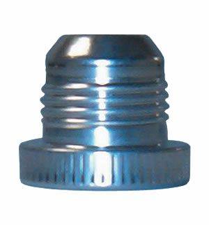 Fittings - Plugs and Caps  - Precision Racing Components - PRC Aluminum Threaded Dust Plug (-10 Dust Plug) FBM3658-1