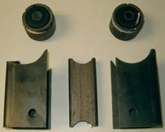 9" Weld-on Brackets - 5 hole style