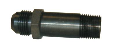 Aluminum AN Fittings - Male Connector AN to Pipe Fittings - Precision Racing Components - Steel -10 to 3/8" NPT x 4"