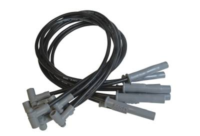 MSD - MSD 35383 Black Super Conductor 8.5mm Spark Plug Wires Ford 351C-460 w/ HEI Cap