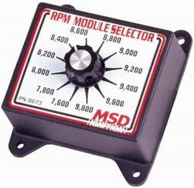 MSD 8673 RPM Module Selector 7600 to 9800 RPM