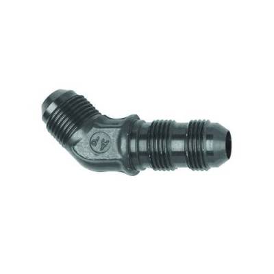-3 45 Degree Bulkhead Black