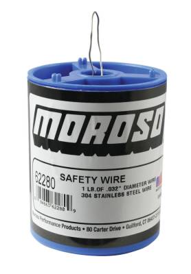 Moroso 62280 1 LB .032" Safety Wire 304 Stainless Steel