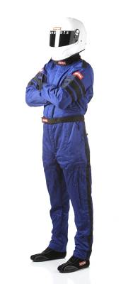 RaceQuip 120025 120 Series SFI 3.2A/1 Multi-Layer One-Piece Driving Suit Blue Large