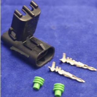 American Autowire 500319 Male 2 Way Weather-PAC Connector