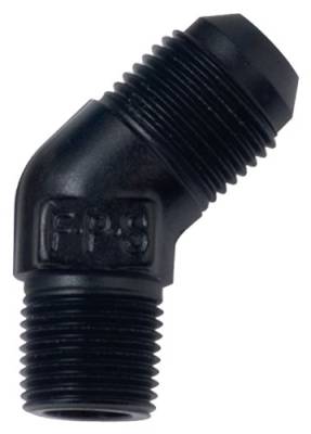 Fittings - Pipe Fittings  - Fragola - -6 X 3/8 MPT 45* BLACK