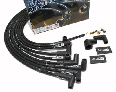 Moroso - Moroso 73709 Black Ultra 40 Spark Plug Wires Small Block 350 SBC Chevy HEI Style - Image 2