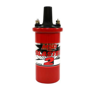 MSD 8202 Blaster 2 Canister 45kv Ignition Coil Chevy Ford Chrysler Oil Filled