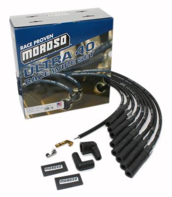 Moroso - Moroso 73711 Black Ultra 40 Spark Plug Wires Chevy Big Block BBC HEI 396 427 454 - Image 2