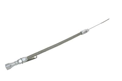 Moroso 25971 Universal Oil Pan Dipstick Flex Tube Stainless Steel 1/4" NPT 21"