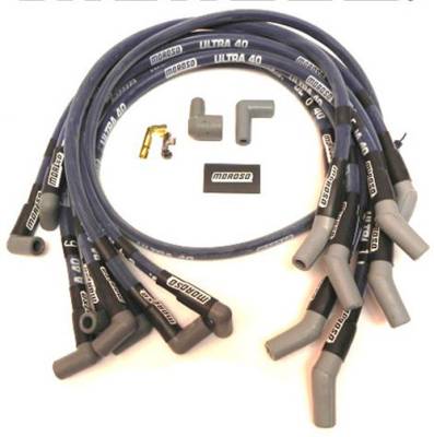 Moroso 73630 Ultra 40 Sleeved Spark Plug Wires SBF Ford 289 302 5.0L 351W HEI