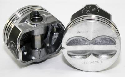 Speed Pro - Speed Pro FMP H616CP Flat Top Pistons 400 Small Block Chevy 5.7 Rod STD Bore - Image 1
