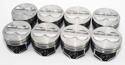 Federal Mogul - Speed Pro FMP H616CP Flat Top Pistons 400 Small Block Chevy 5.7 Rod STD Bore - Image 2