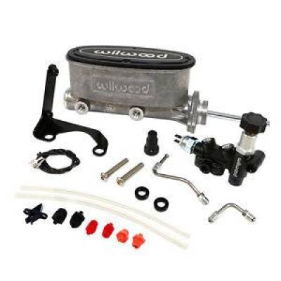Wilwood 261-13271 Natural Tandem Master Cylinder 7/8" Bore W/ Bracket-Valve Kit