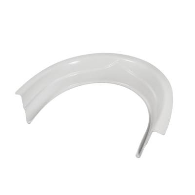 Dominator Race Products - Dominator Race Products DOM 500-WH Predator Hood Scoop  White  3-1/2 Inch - Image 3