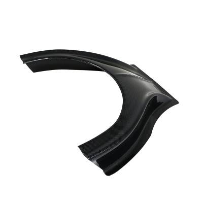 Dominator Race Products - Dominator Race Products DOM 503-CF Stalker Hood Scoop  Carbon-Look  3-1/2 Inch - Image 4