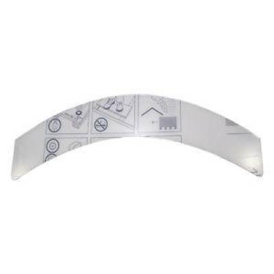 Dominator Race Products Clear Lexan Rock / Debris Hand Guard Modified Sport Mod