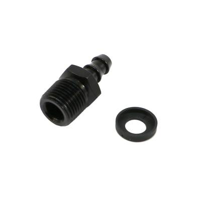 Fragola - Fragola 200124-BL 1/2 NPT/6AN Push Lock Hose End Barb Black Fitting Pipe Thread - Image 3