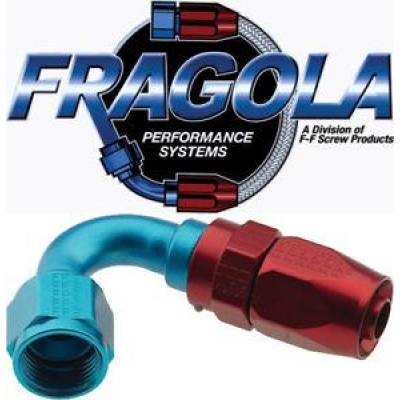 Fragola 231216 16 AN Aluminum 120 Degree Socket Hose Fitting Blue IMCA USRA