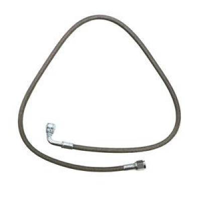 Fragola 410-1-2-21 4AN STR/90 End P.T.F.E. Brake/Oil 21" Steel Braided Line Hose