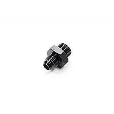 Fittings - Carb and Fuel Injection Fittings  - Fragola - Fragola 460814-BL 8AN x 14 x 1.5 Aluminum AN to Metric Adapter Black IMCA USRA