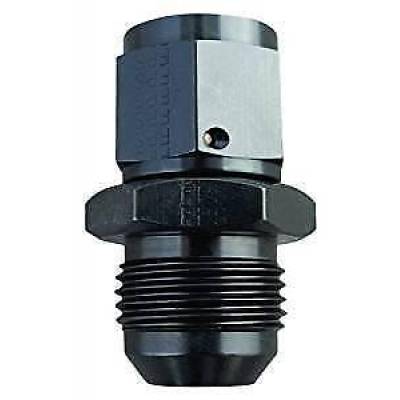 Fragola 497208-BL -8AN Female to -6AN Male Flare Straight Swivel Adapter Black