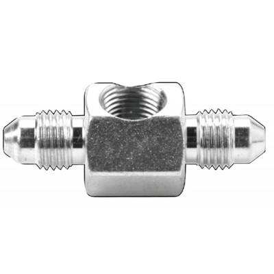 Fragola 599903 3 AN Tee Fitting w/ 1/8 NPT Female On Side IMCA USRA NHRA