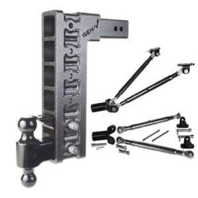 GEN-Y Hitch GH-626 2.5" Shank Class V 9" Drop Ball Mount & Pintle 21K Hitch