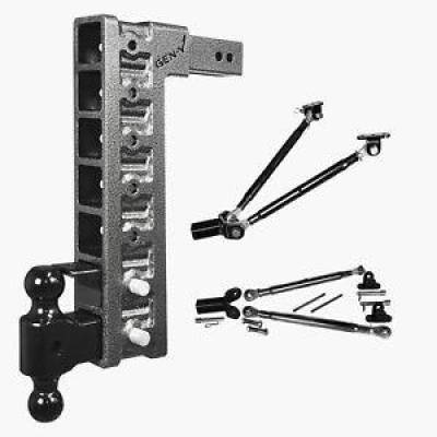 GEN-Y Hitch GH-627 2.5" Shank Class V 18" Drop Ball Mount & Pintle 21K Hitch
