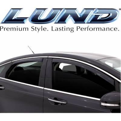 Lund International - Lund 184550 Ventvisor Elite Side Window Shades 4-Piece 2006-2012 Ford Fusion