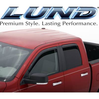 Lund 184623 Ventvisor Elite Window Shades 4-Piece 02-08 Dodge Ram 1500 Quad Cab