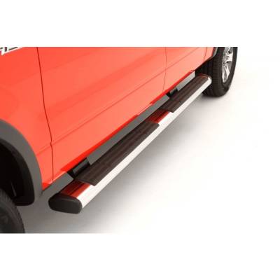 Lund 22368052 6" Oval Straight Chrome Nerf Bars 2015-2020 Ford F-150 2017-2020 Ford Super Duty Super Cab
