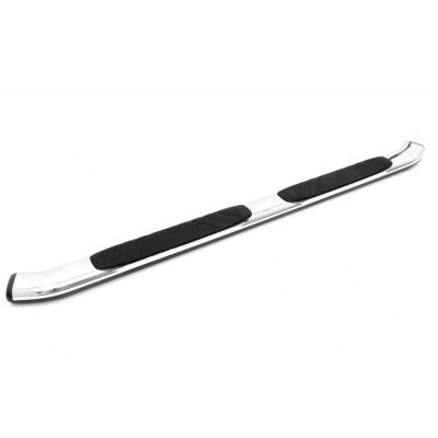 Exterior  - Running Boards and Steps  - Lund International - Lund 23784295 5" Curved Oval SS Nerf Step Bars 2005-2020 Toyota Tacoma Double Cab
