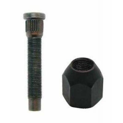 Moroso 46460 Press Fit Wheel Studs and Lug Nuts 7/16" -20 x 2 7/8" .560" Dia 5Pk