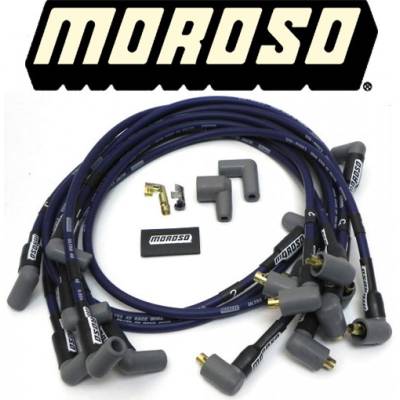 Ignition and Electrical - Spark Plug Wires  - Moroso - Moroso 73663 Ultra 40 Un-Sleeved Ignition Wires for SBC Non-HEI Over Valve Cover