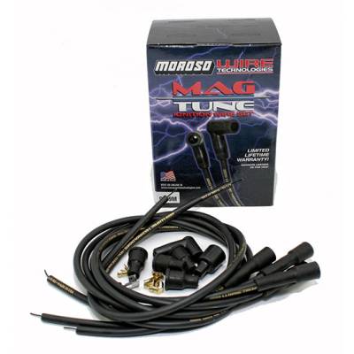 Moroso 9009M Mag-Tune Universal Unassembled Spark Plug Wires 4-Cylinder 4Cyl 8mm