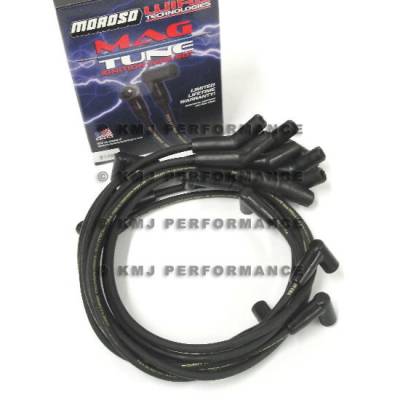 Ignition and Electrical - Spark Plug Wires  - Moroso - Moroso 9359M Mag-Tune Black Spark Plug Wires Ford Mustang 5.0L V8 302 77-83 V8