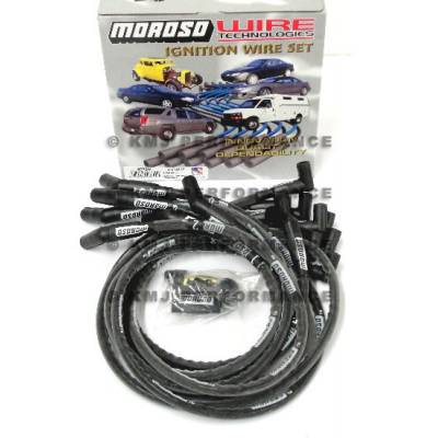 Ignition and Electrical - Spark Plug Wires  - Moroso - Moroso 9772M Small Block Ford 351W Windsor Race Spark Plug Wires HEI 135 Degree