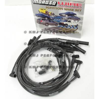 Moroso 9775M Mag-Tune BBC Chevy 474 7.4L Hi Temp Spark Plug Wires HEI STR Over