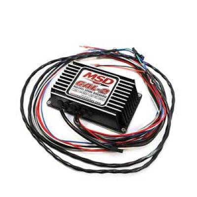 MSD 64213 Black Ignition Control Box 6AL-2 w/ 2 Step Limiter w/ 4 6 8 Cylinder Engines