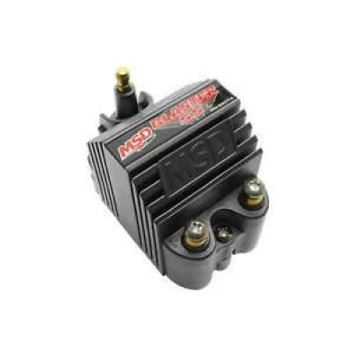 MSD 82073 Black Blaster SS E Core Coil used with MSD 6-Series Ignition Boxes