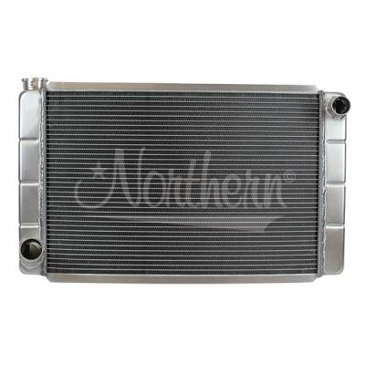Heating and Cooling - Radiators - Northern Radiator - Northern 209622 Ford Mopar Universal Aluminum Racing Radiator 28" x 16" Race Pro