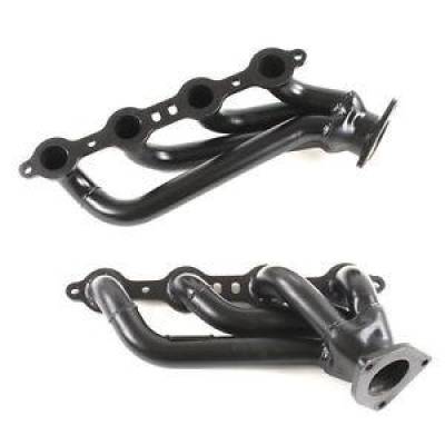 Exhaust  - Headers  - PaceSetter Performance Products - Pace Setter 70-1346 Shorty Headers 07-12 Silverado Sierra 4.8L 5.3L w/o Air Conditioning 