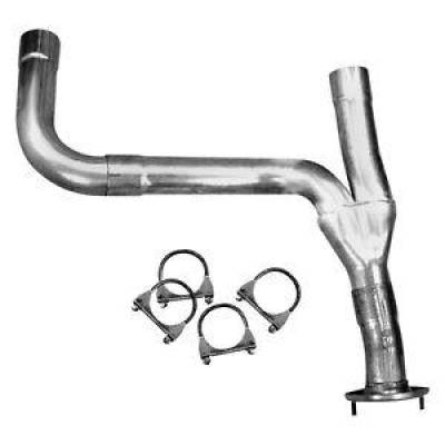 Exhaust  - Headers  - PaceSetter Performance Products - Pace Setter 82-1176 Off Road Exhaust Y-Pipe 1999-2005 Chevy Truck SUV 4.8L 5.3L