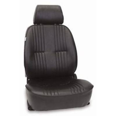 Procar 1300 Series Vintage-Style Vinyl Bucket Seat Drivers Side Black