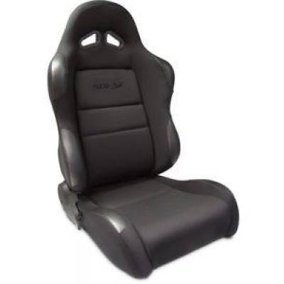 Procar 1606 Series Sportsman Velour Seat Driver Side Black